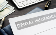 dental insurance form on desk
